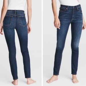 Rag & bone high rise skinny 25 jean